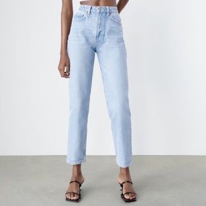 NWT ZARA Mom fit jeans